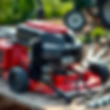 Safety gear for sharpening lawn mower blades ensuring user protection