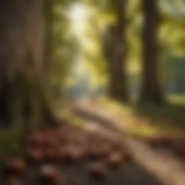 Infographic on environmental benefits of American chestnut trees