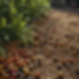 A diverse array of crops showcasing market variety