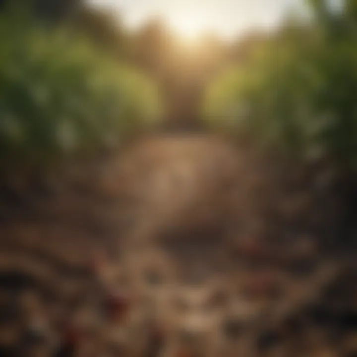Lush crops thriving with microbial inoculants