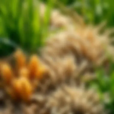 Diverse Heat-Resistant Grass Varieties Heat-resistant grass varieties displayed