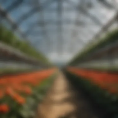 Innovative greenhouse with advanced technology