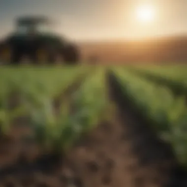 Impact of Boron on Crop Health and Growth Healthy crops thriving with boron supplementation