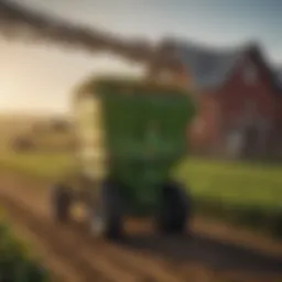 An advanced boss feeder system in action on a farm