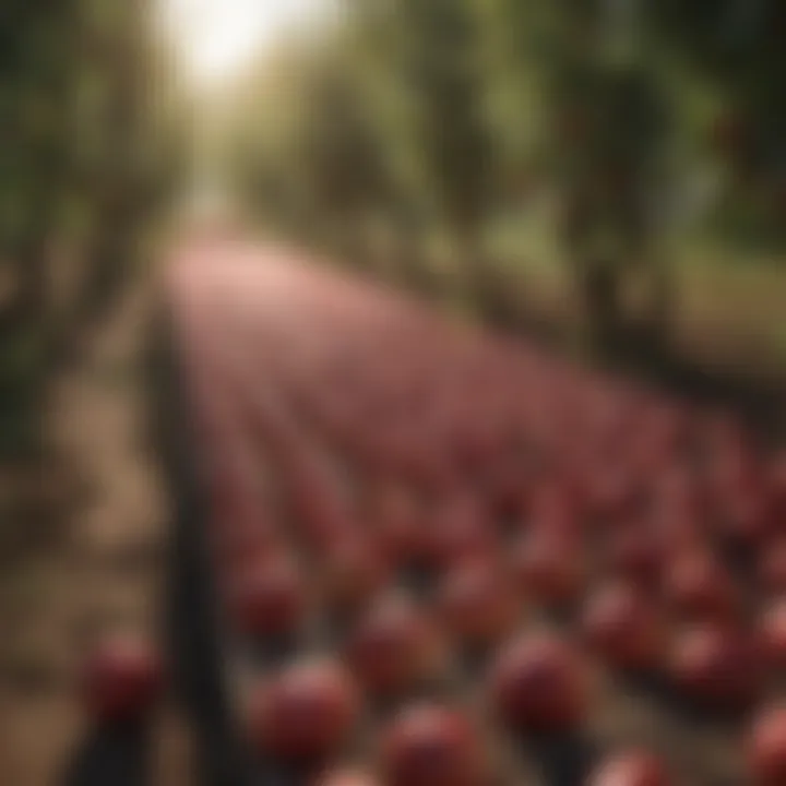 Economic analysis chart depicting apple farming in Botkins