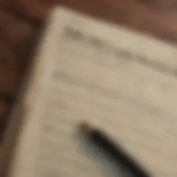 Cattle bill of sale document with a pen