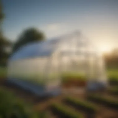 Future trends in sustainable agriculture featuring clear grow tents