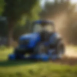 Cobalt mower in action on a farm field