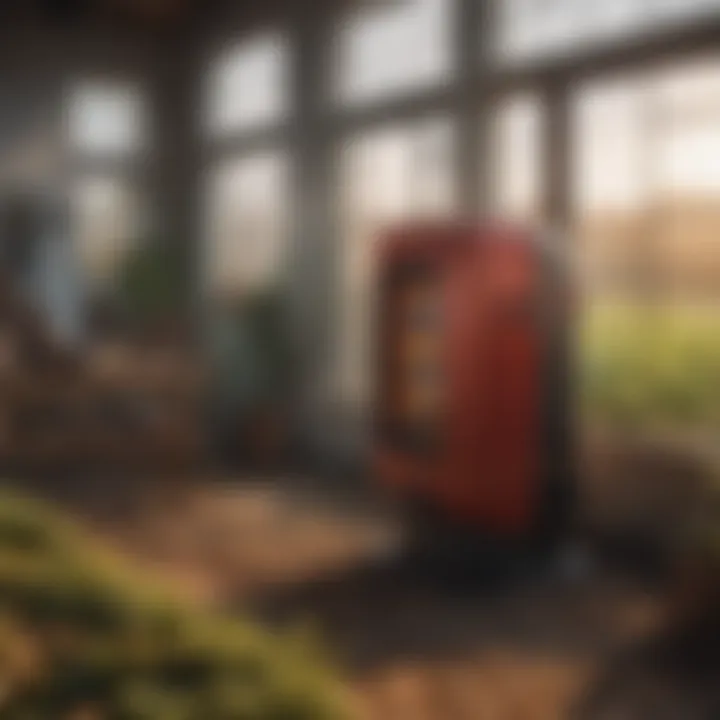 Energy-efficient heater in a farm environment