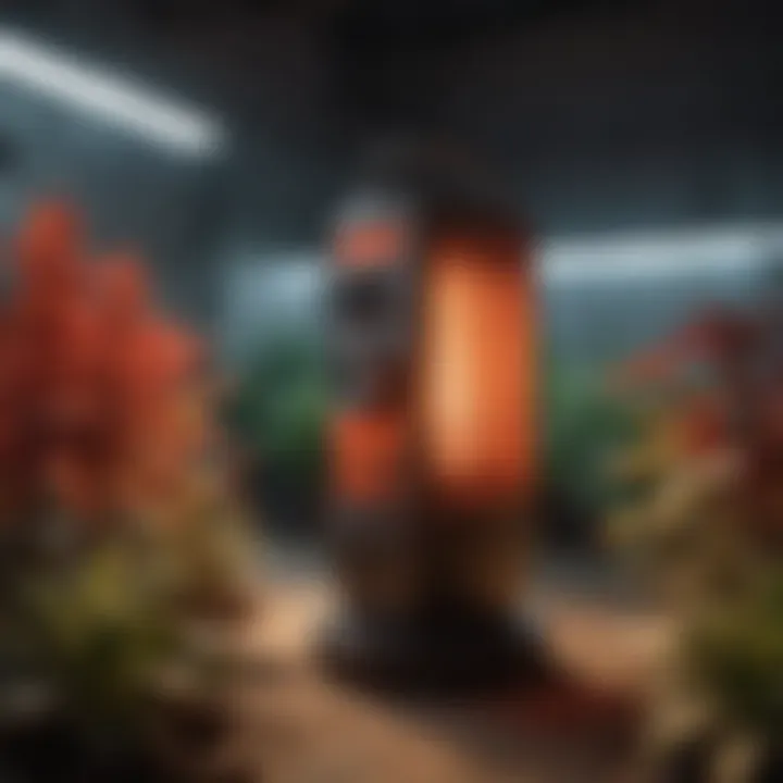 Infrared heater in a horticultural setting
