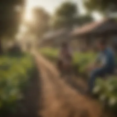 Community Collaboration for Agricultural Success Community engagement in agricultural development highlighting collaborative efforts.
