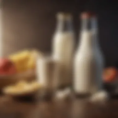 Nutritional benefits of dairy products sourced from cows.