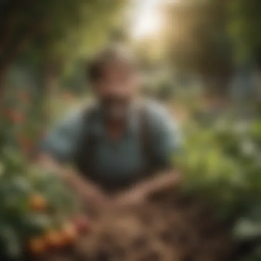 A thriving organic farm showcasing diverse crops and practices.