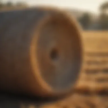 Innovative round bale hay net design