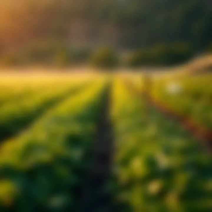 Comparison of crop yield results with and without drip line controllers