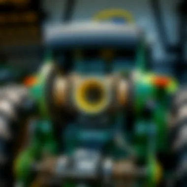 Illustration of John Deere tractor transmission types and configurations