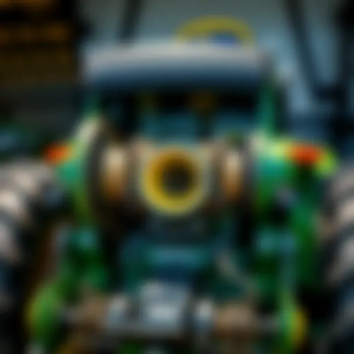 Illustration of John Deere tractor transmission types and configurations