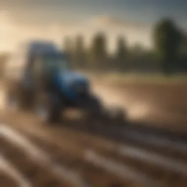 Application of Dosatron Mixers in Agriculture Agricultural setting showcasing the application of Dosatron mixers in crop irrigation.
