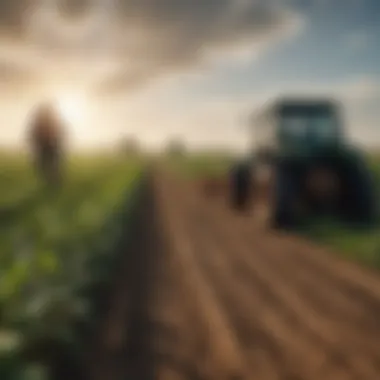 A flourishing crop field demonstrating the effects of effective pest management