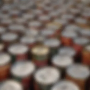 Clarifying Misconceptions on Expired Canned Food A conceptual image depicting the misconceptions surrounding expired canned food consumption.