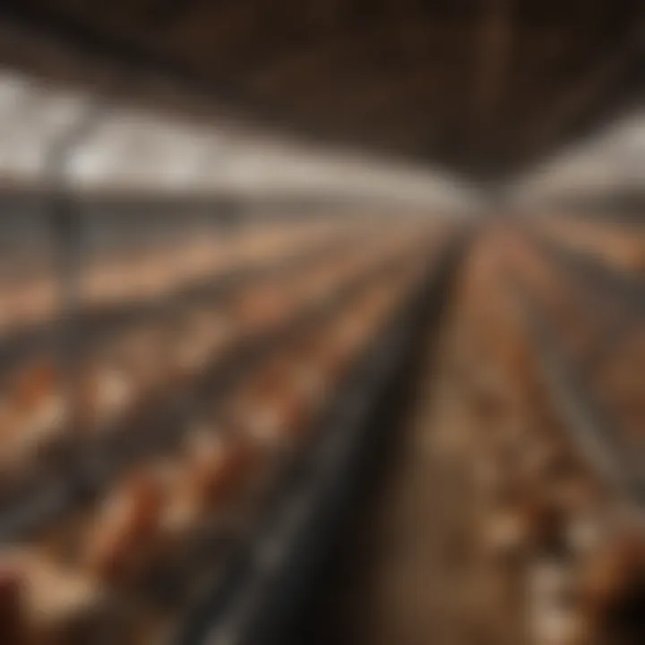 Comparison of battery cages and free-range poultry farming