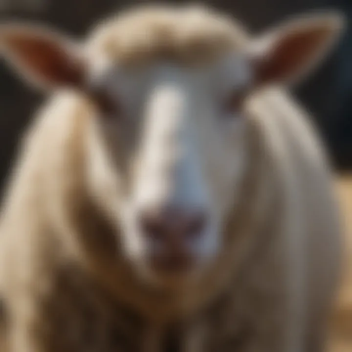 Livestock benefiting from sheep colostrum powder