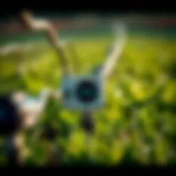 Detailed view of advanced drip line controller technology in agriculture