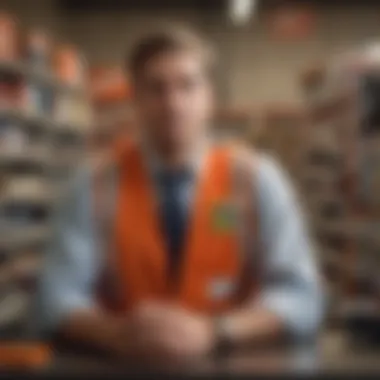 Professional Job Interview at Home Depot A job interview scenario at Home Depot emphasizing professionalism