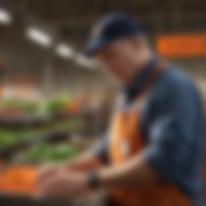 Employee training session highlighting skills development at Home Depot