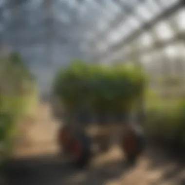Innovative Greenhouse Plant Cart Design Innovative greenhouse plant cart design