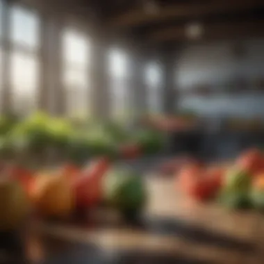 Benefits of Organic Produce A close-up of organic produce illustrating the benefits of organic farming