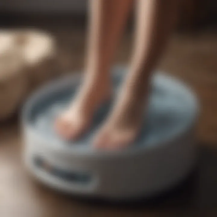 Variety of foot spa devices showcasing modern technology