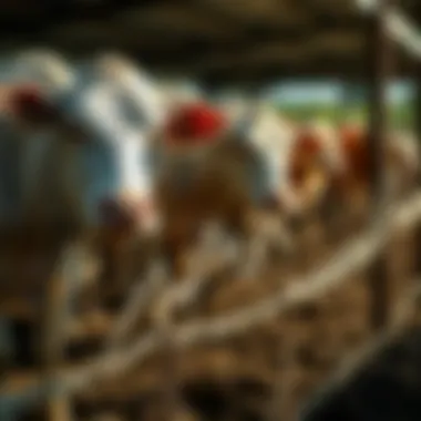 Graph depicting trends in dairy farming and sustainability practices