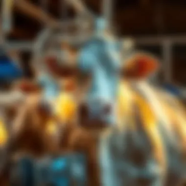 Visual representation of quality assurance standards in milk processing