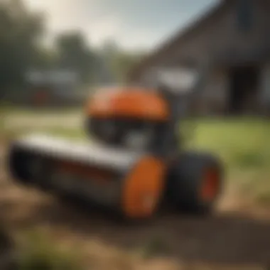 A selection of Stihl equipment on a farm