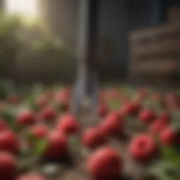 Diamond rasp precision tools used in horticulture