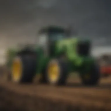 Collaborative Discussions with Farmers Farmers discussing equipment options with dealership representatives