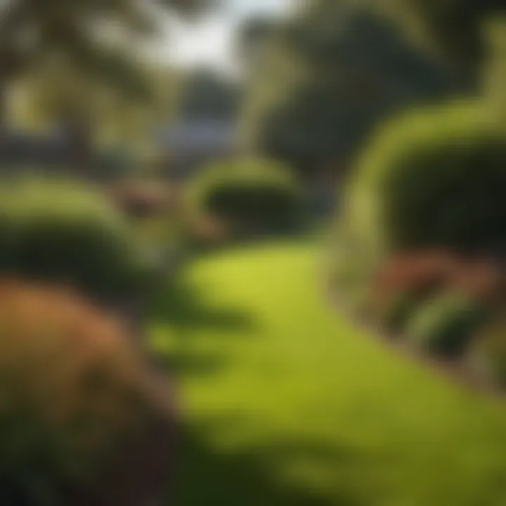Infographic illustrating the benefits of thin blade zoysia for sustainable landscaping