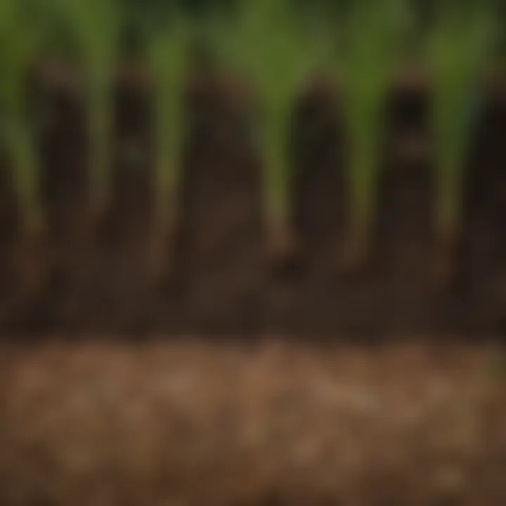 Comparison of soil health indicators in zoysia and other grass types