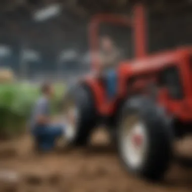 Supporting Local Agriculture Local farmers engaging with Tractor Supply products