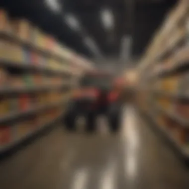 Diverse Agricultural Products Aisles filled with agricultural supplies at Tractor Supply