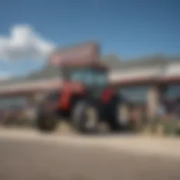 Wide view of Tractor Supply store in Saint Joseph, Missouri