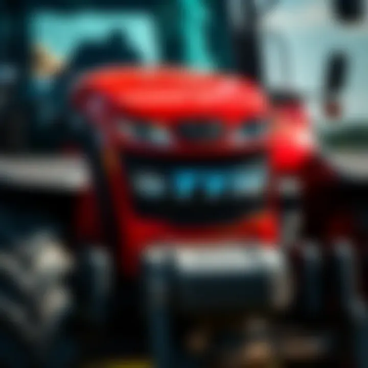 Detailed Features of Tym Tractor Packages Close-up of Tym tractor package features