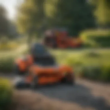 Zero Turn vs Traditional Mowers Comparison of traditional vs. zero turn mowers in landscaping