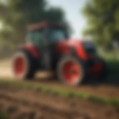 Sustainable farming practices with utility tractors