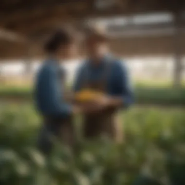 Farmers Embracing Cocopit for Sustainable Farming Farmers utilizing cocopit for efficient farming