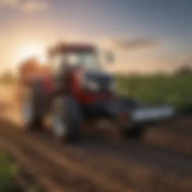 GPS Technology in Fertilizer Application High-tech fertilizer applicator equipped with GPS technology