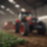 Illustration showcasing advanced agricultural technology.