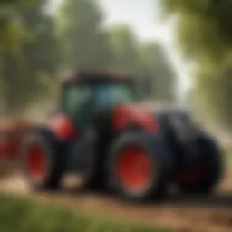 Innovative tractor technology showcasing advanced design and efficiency.