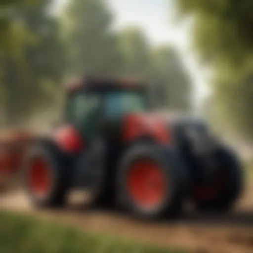 Innovative tractor technology showcasing advanced design and efficiency.